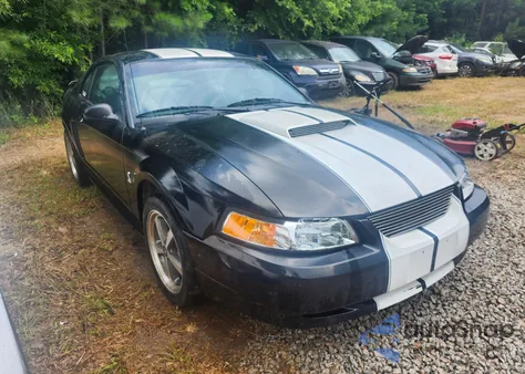 2002 Ford Mustang из США, поврежденный, VIN 1FAFP40412F170034